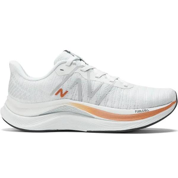 New Balance FuelCell Propel V4 Womens Running Shoes White/Gold US 7