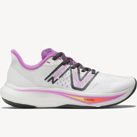 New Balance FuelCell Rebel V3 Trainers White Black Lilac Women - 41