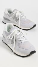 New Balance Gray 574 Sneakers