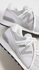 New Balance Gray 574 Sneakers
