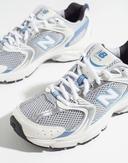 New Balance Grey & Blue 530 Sneakers