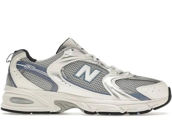 New Balance Grey & Blue 530 Sneakers