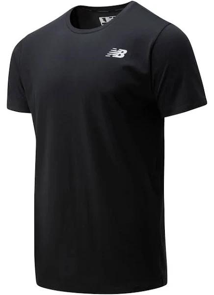 New Balance Heathertech Tee Black L