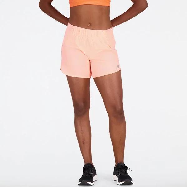 New Balance Impact 5 Short Ld32, Size 14, Orange