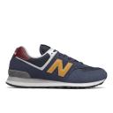 New Balance Infant's 574 Natural Indigo/Aspen - Size 3