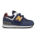New Balance Infant's 574 Natural Indigo/Aspen - Size 3