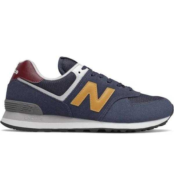 New Balance Infant's 574 Natural Indigo/Aspen - Size 3