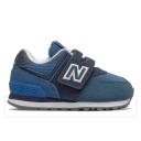 New Balance Infant's 574 Natural Indigo/Oxygen Blue - Size 4