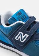 New Balance Infant's 574 Natural Indigo/Oxygen Blue - Size 4