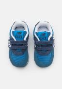 New Balance Infant's 574 Natural Indigo/Oxygen Blue - Size 4