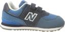 New Balance Infant's 574 Natural Indigo/Oxygen Blue - Size 4