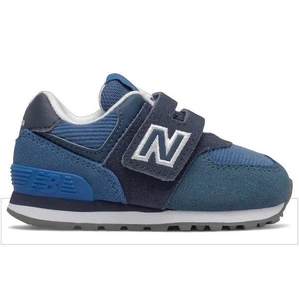 New Balance Infant's 574 Natural Indigo/Oxygen Blue - Size 4