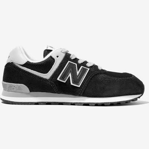 New Balance Kids 574 Black/White