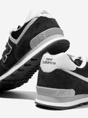 New Balance Kids 574 Black/White
