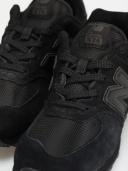 New Balance Kids' 574 Core - Black (Size 6.5)