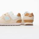 New Balance Kids' 574 Hook & Loop Vintage Rose/Surf - Size 10
