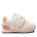 New Balance Kids' 574 Hook & Loop Vintage Rose/Surf - Size 10