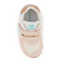 New Balance Kids' 574 Hook & Loop Vintage Rose/Surf - Size 10