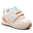 New Balance Kids' 574 Hook & Loop Vintage Rose/Surf - Size 9
