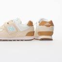 New Balance Kids' 574 Hook & Loop Vintage Rose/Surf - Size 9