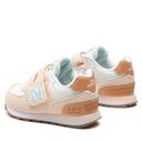New Balance Kids' 574 Hook & Loop Vintage Rose/Surf - Size 9