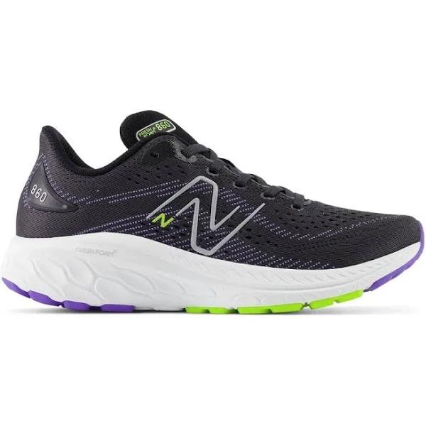 New Balance Kids' Fresh Foam x 860v13 Black/Electric Indigo/Thirty Watt - Size 6