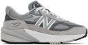 New Balance Kids Gray 990v6 Sneakers
