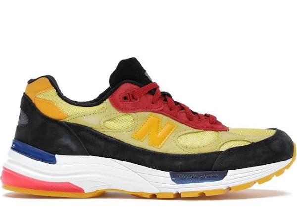 New Balance M992Dm 'Yellow / Navy Red' Shoes - Size 11