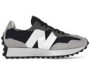 New Balance Men's 327 Black/White - Size 4
