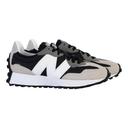 New Balance Men's 327 Black/White - Size 4