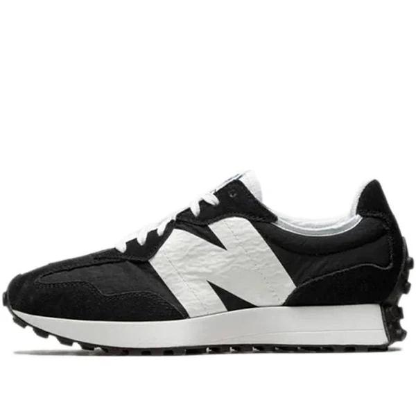 New Balance Men's 327 Black/White - Size 4