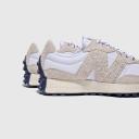 New Balance Men's 327 Moonbeam/White - Size 4