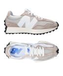 New Balance Men's 327 Mushroom/Aluminum - Size 6.5
