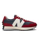 New Balance Men's 327 NB Navy/Nb Scarlet - Size 5