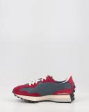 New Balance Men's 327 NB Navy/Nb Scarlet - Size 6