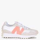 New Balance Men's 327 Rain Cloud/Vibrant Orange - Size 5