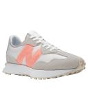 New Balance Men's 327 Rain Cloud/Vibrant Orange - Size 5