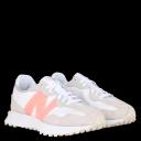 New Balance Men's 327 Rain Cloud/Vibrant Orange - Size 5
