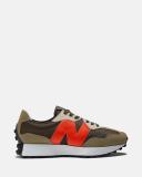 New Balance Men's 327 True Camo/Vibrant Orange - Size 6