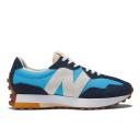 New Balance Men's 327 Vibrant Sky/Natural Indigo - Size 4