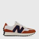 New Balance Men's 327 - White/Blue (Size 9)