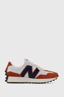 New Balance Men's 327 - White/Blue (Size 9)