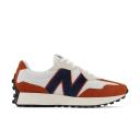 New Balance Men's 327 White/Natural Indigo - Size 14