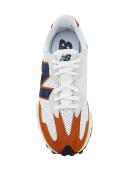 New Balance Men's 327 White/Natural Indigo - Size 14