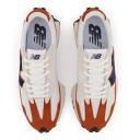 New Balance Men's 327 White/Natural Indigo - Size 14