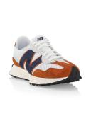 New Balance Men's 327 White/Natural Indigo - Size 6