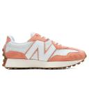 New Balance Men's 327 White/Paradise Pink - Size 8