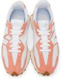 New Balance Men's 327 White/Paradise Pink - Size 8