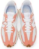 New Balance Men's 327 - White/Pink (Size 5)