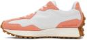 New Balance Men's 327 - White/Pink (Size 5)
